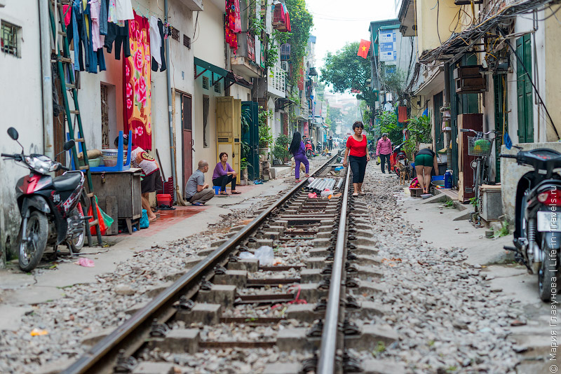 Там, где не ступает нога туриста – трущобы на железной дороге в Ханое